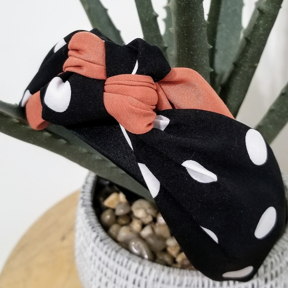 SUNSETS & POLKA DOTS HEADBAND - Picture 5 of 6